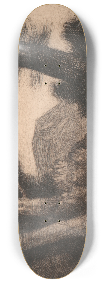 William Strang - Distant HIlls 8.25 inch art skate deck