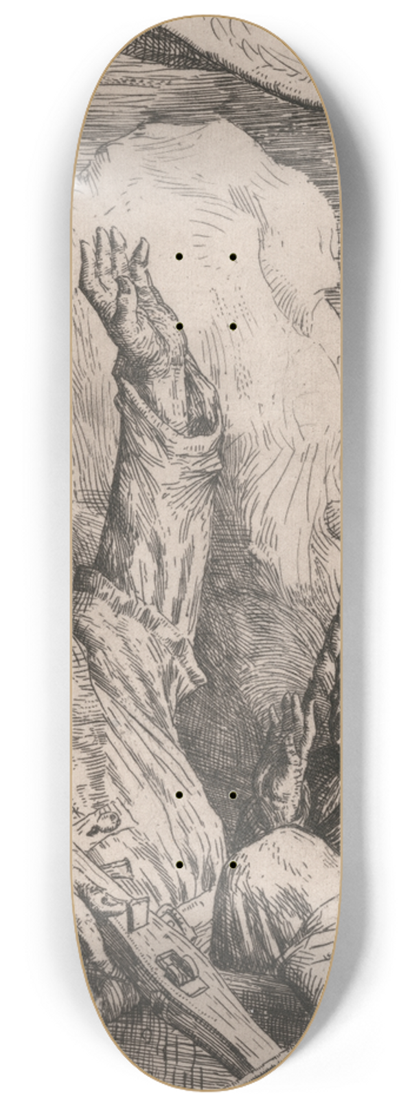 William Strang - Shooting the Albatross 8.25 inch art skate deck