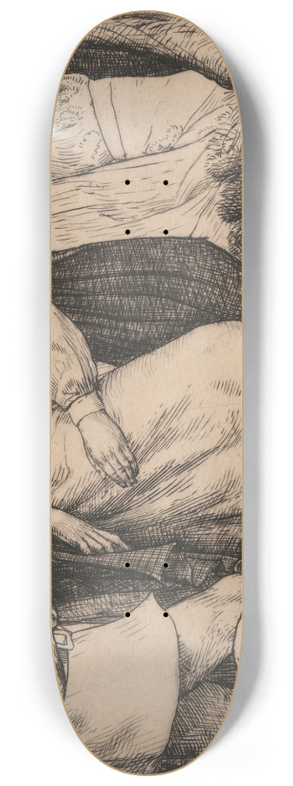 William Strang - The Hangmans Daughter 8.25 inch art skate deck