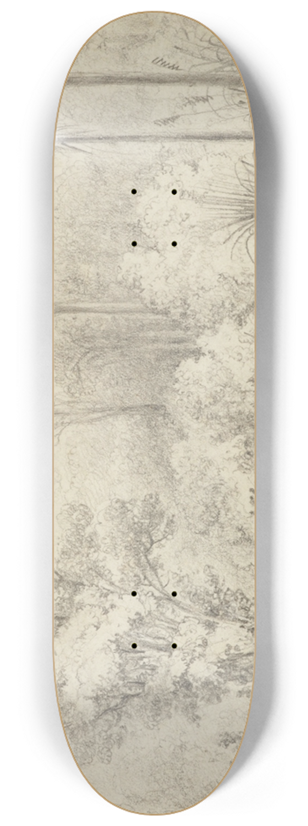 William Swainson - Hutt Road, from the windows of Hawkeshead 8.25 inch art skate deck
