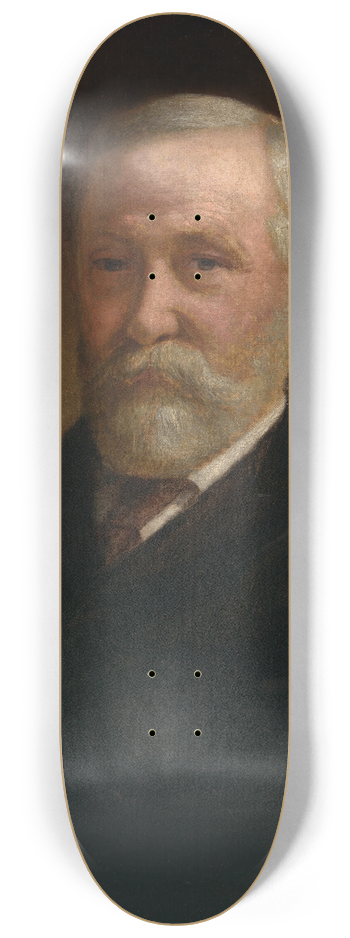 William Thomas Mathews - Benjamin Harrison 8.25 inch art skate deck