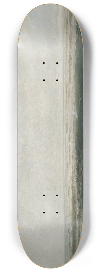 William Trost Richards - New Jersey Beach 8.25 inch art skate deck