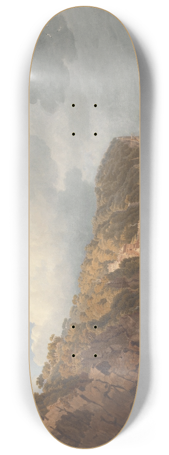 William Turner of Oxford - Clovelly, North Devon 8.25 inch art skate deck