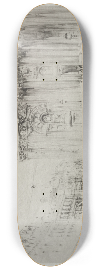 William Walcot - St. Pauls, London 8.25 inch art skate deck