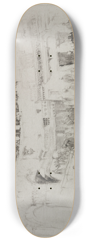 William Walcot - The First Wooden Temple of Jupiter 8.25 inch art skate deck