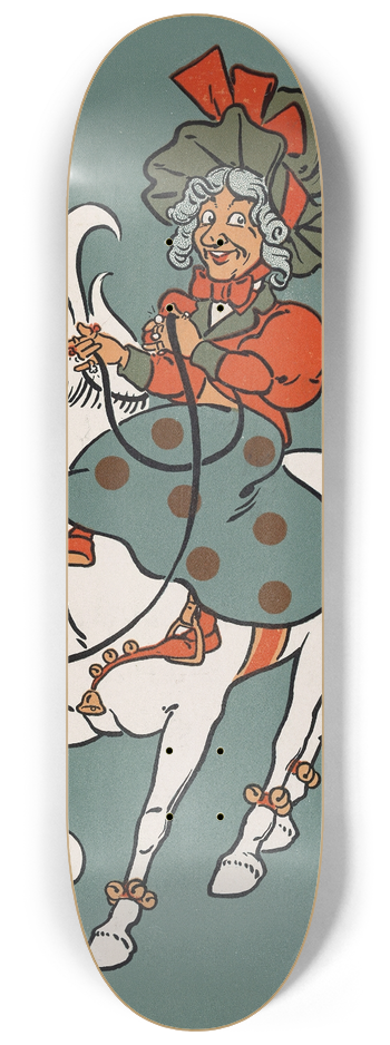 William Wallace Denslow - Denslows Mother Goose Pl 29 8.25 inch art skate deck