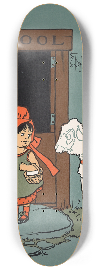 William Wallace Denslow - Denslows Mother Goose Pl 38 8.25 inch art skate deck