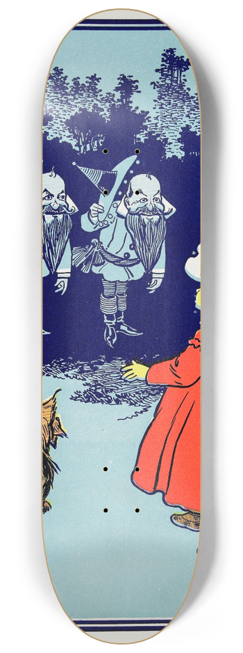 William Wallace Denslow - I am the witch of the north 8.25 inch art skate deck