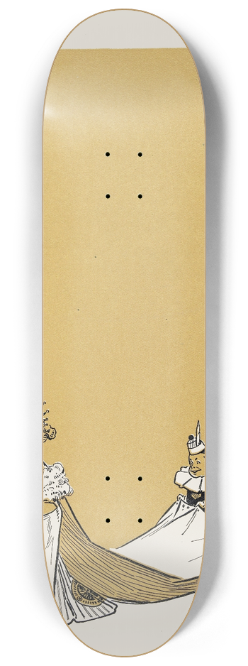 William Wallace Denslow - The Winged Monkeys 8.25 inch art skate deck