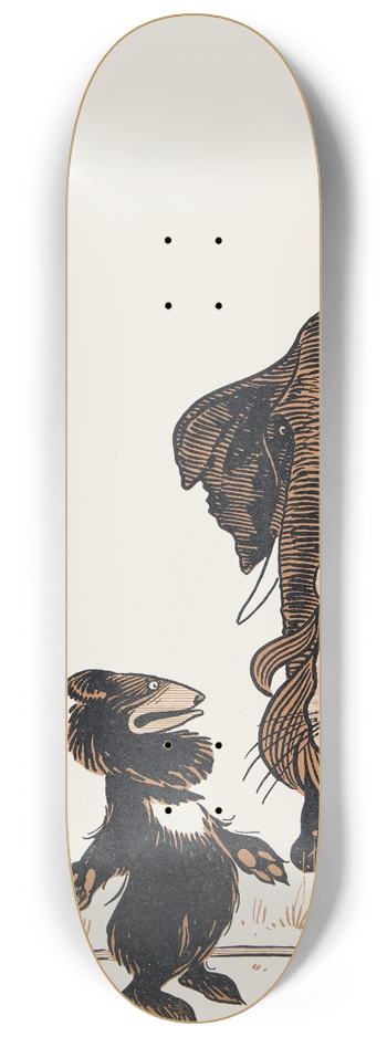 William Wallace Denslow - The wonderful Wizard of Oz Pl 5 8.25 inch art skate deck