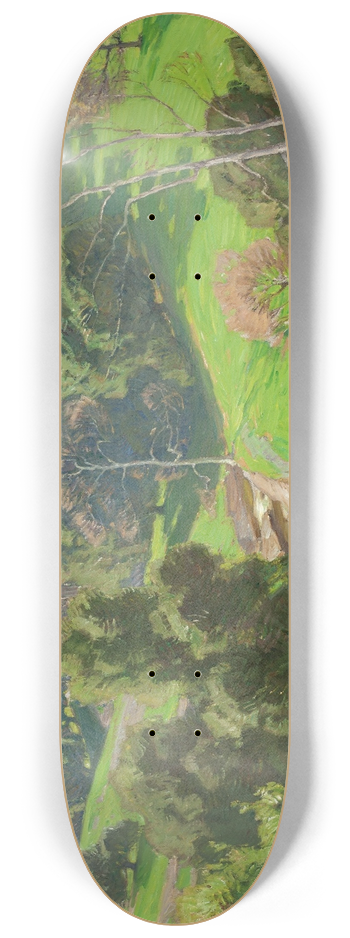 William Wendt - The Mantle of Spring 8.25 inch art skate deck
