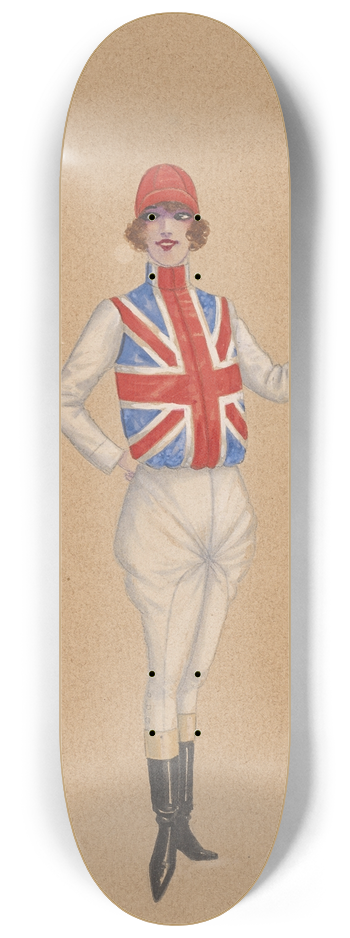 Will R. Barnes - 2-England 8.25 inch art skate deck