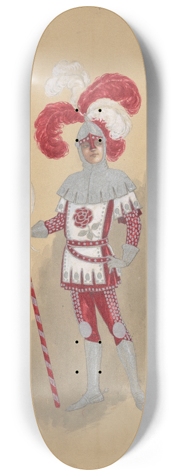 Will R. Barnes - 7 Knights of the Blended Rose 8.25 inch art skate deck