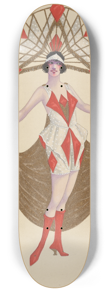 Will R. Barnes - 83-Diamonds 8.25 inch art skate deck