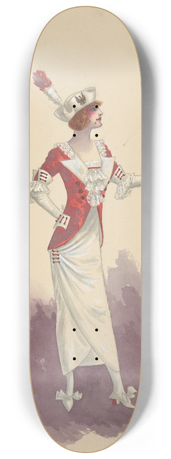 Will R. Barnes - 8 Army Girls-Act II 8.25 inch art skate deck