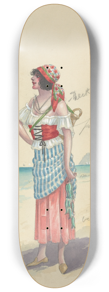Will R. Barnes - A11-Fisher Girls-Act III 8.25 inch art skate deck