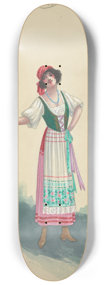 Will R. Barnes - A9-Waitresses-Act II 8.25 inch art skate deck