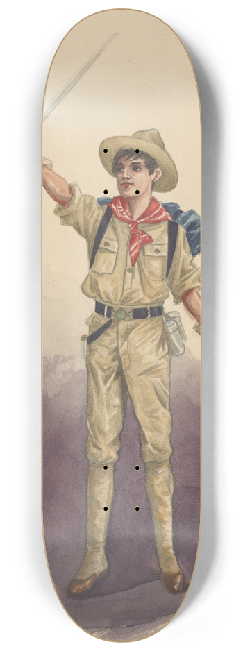 Will R. Barnes - Act I-12 U.S. Soldiers 8.25 inch art skate deck