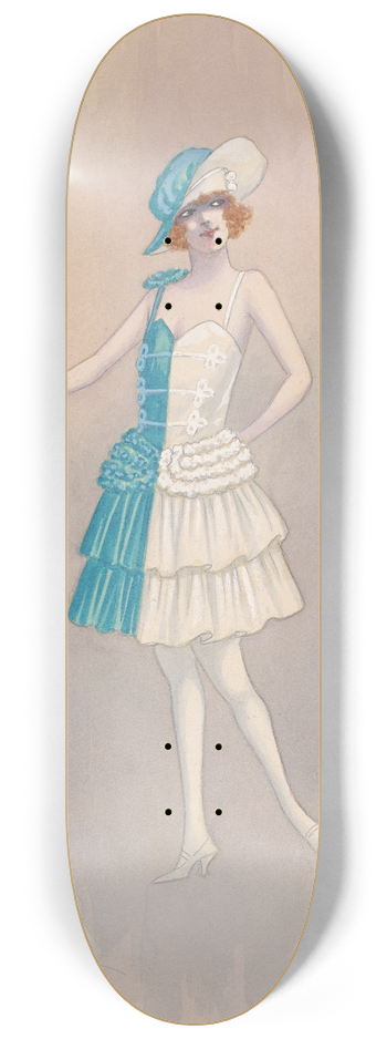 Will R. Barnes - Checkers 8.25 inch art skate deck