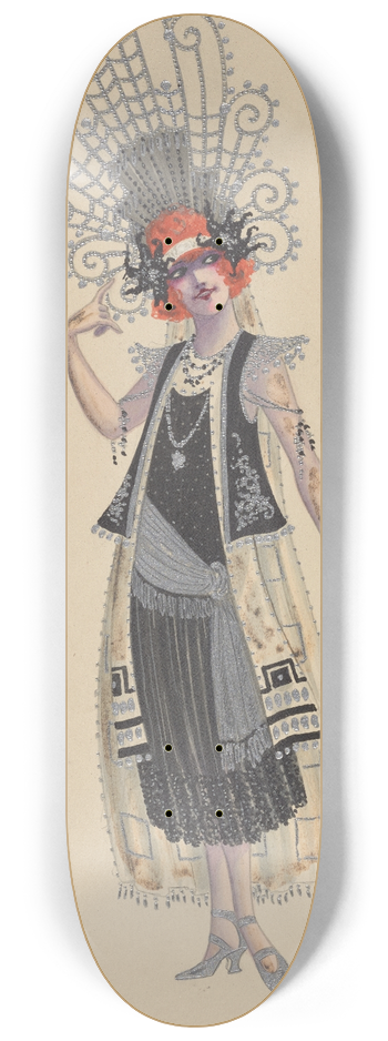 Will R. Barnes - Court Lady 8.25 inch art skate deck