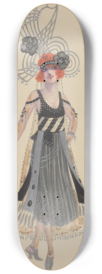 Will R. Barnes - Court Lady 8.25 inch art skate deck