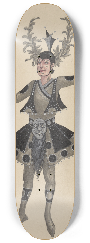 Will R. Barnes - Dancer-Principal-Man 8.25 inch art skate deck