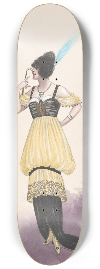 Will R. Barnes - Mme Bereny; Act II 8.25 inch art skate deck