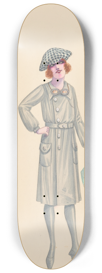 Will R. Barnes - Motoring, 7 8.25 inch art skate deck