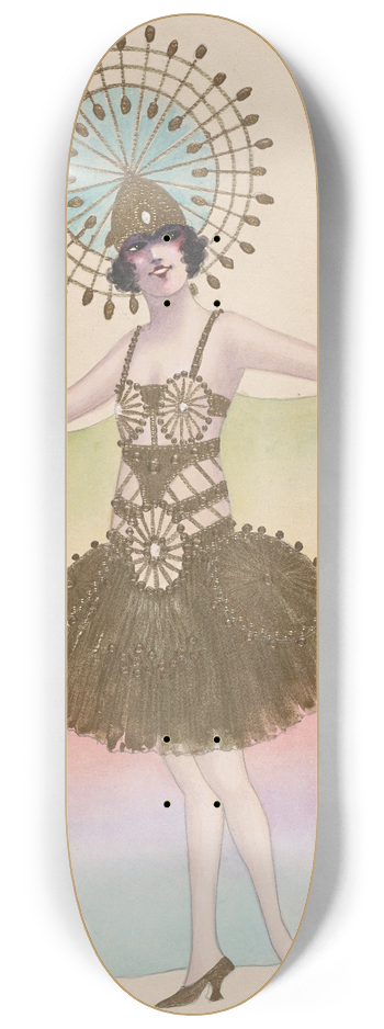 Will R. Barnes - No. 3 Rainbow 8.25 inch art skate deck