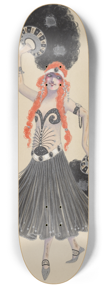Will R. Barnes - Set of Fan Dancers-Girls 8.25 inch art skate deck