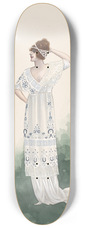 Will R. Barnes - Tango Girl; Act II, 41 8.25 inch art skate deck