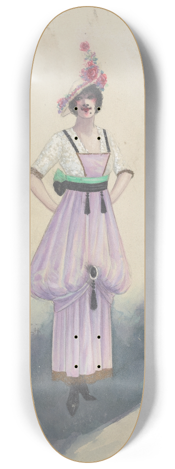 Will R. Barnes - untitled 8.25 inch art skate deck