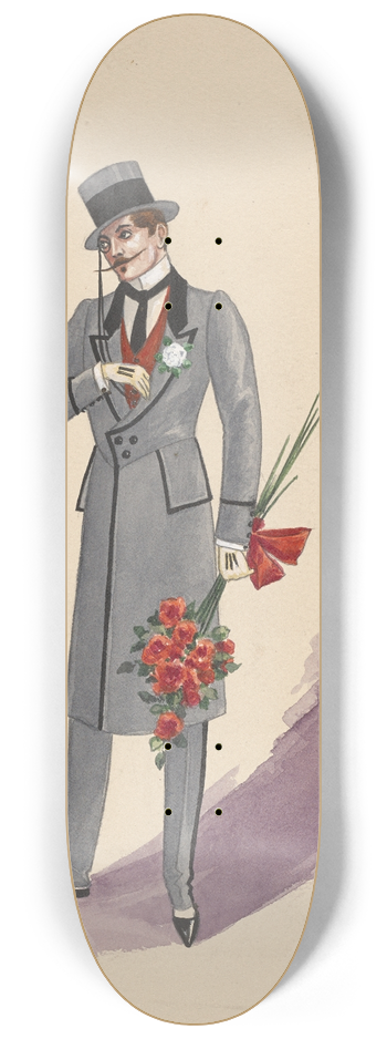 Will R. Barnes - untitled 8.25 inch art skate deck