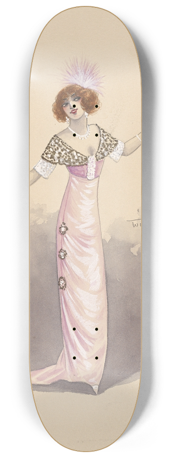 Will R. Barnes - untitled 8.25 inch art skate deck