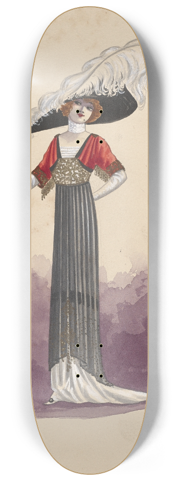 Will R. Barnes - untitled 8.25 inch art skate deck