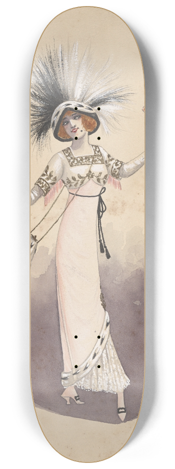 Will R. Barnes - untitled 8.25 inch art skate deck