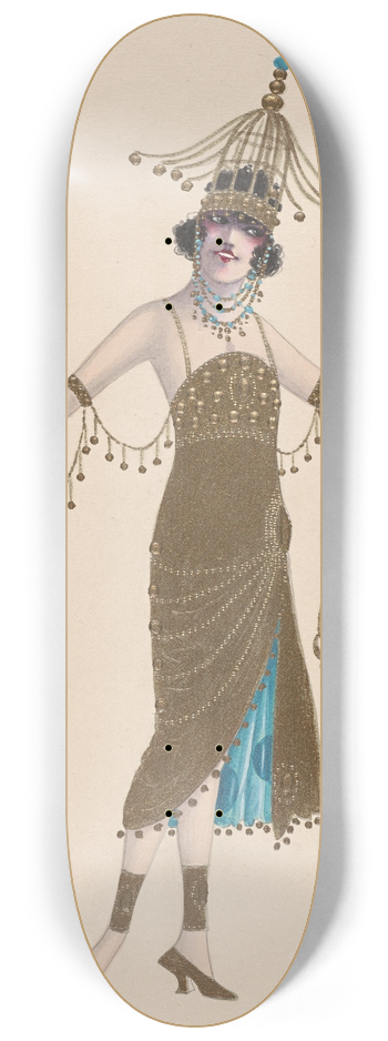 Will R. Barnes - Untitled 8.25 inch art skate deck