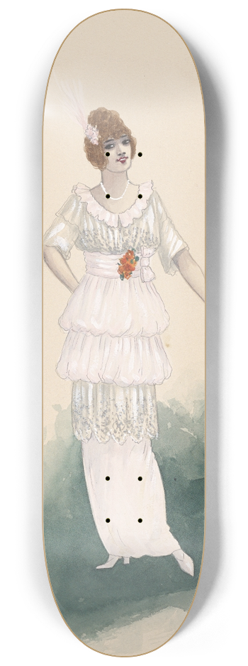 Will R. Barnes - Womans costume 8.25 inch art skate deck
