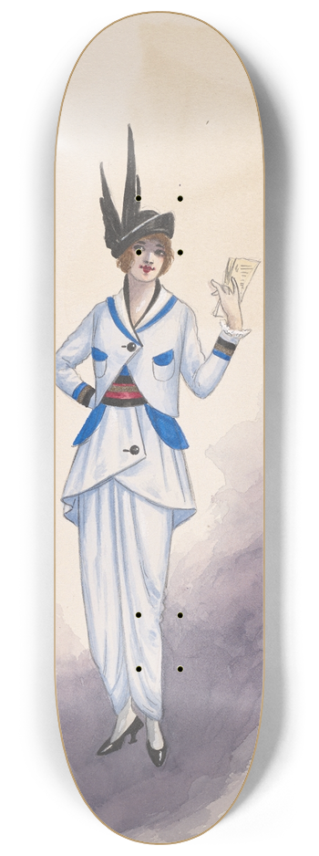 Will R. Barnes - Womans costume 8.25 inch art skate deck