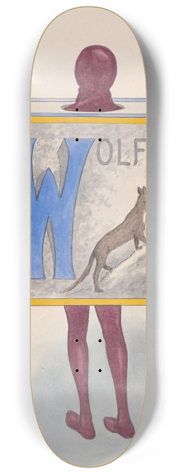 Will R. Barnes - Woodrow Wilson, No. 2 8.25 inch art skate deck