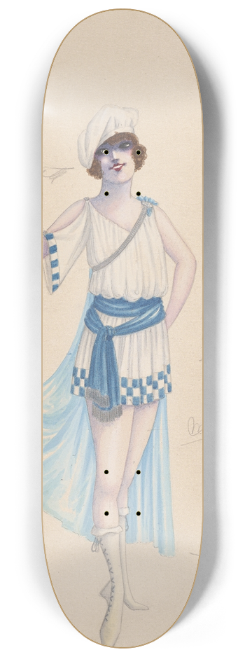 Will R. Barnes - Youth-Miss Fleck 8.25 inch art skate deck