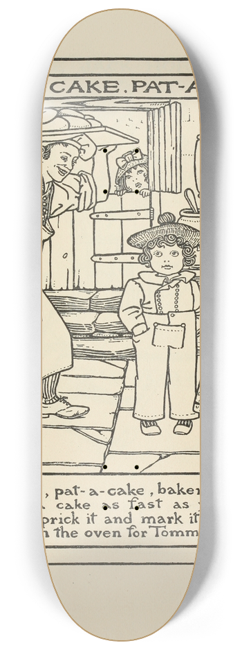 Winifred Smith - Pat-a-cake, Pat-a-cake 8.25 inch art skate deck