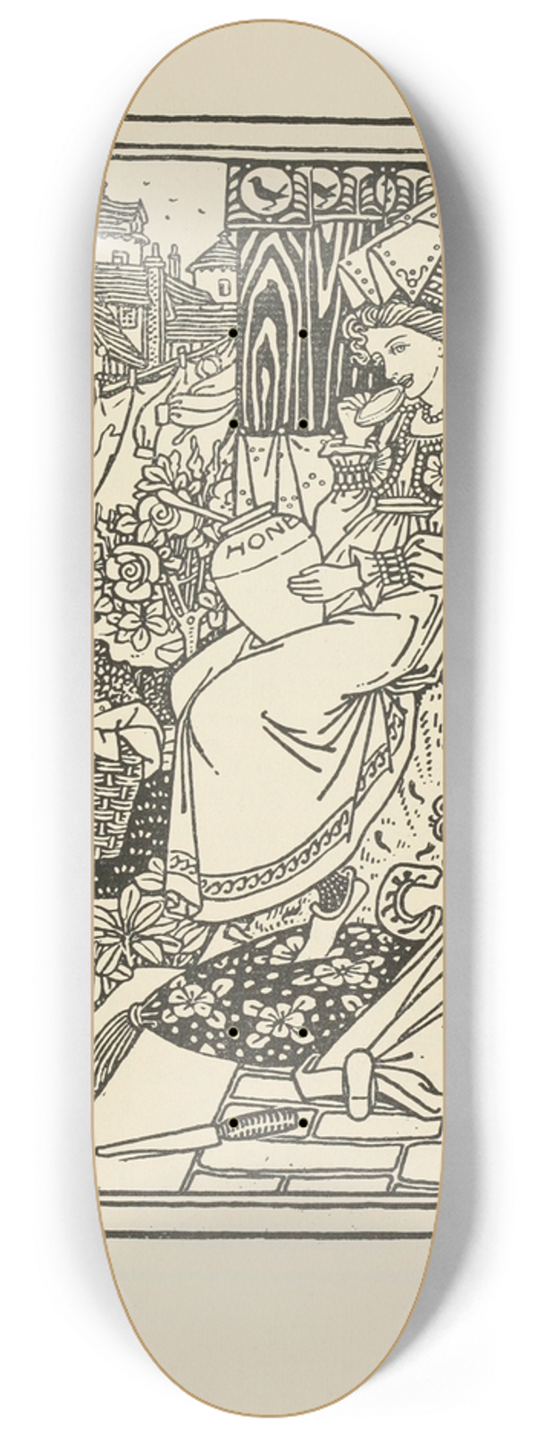 Winifred Smith - Sing a song of Sixpence 8.25 inch art skate deck