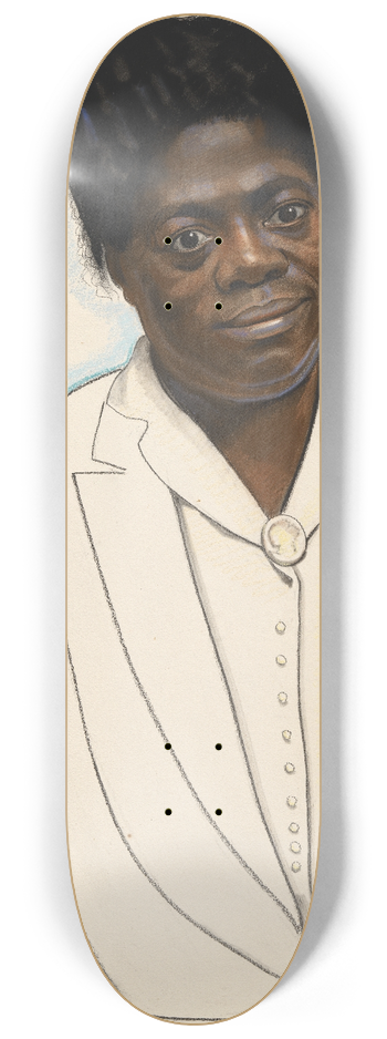 Winold Reiss - Mary McLeod Bethune 8.25 inch art skate deck