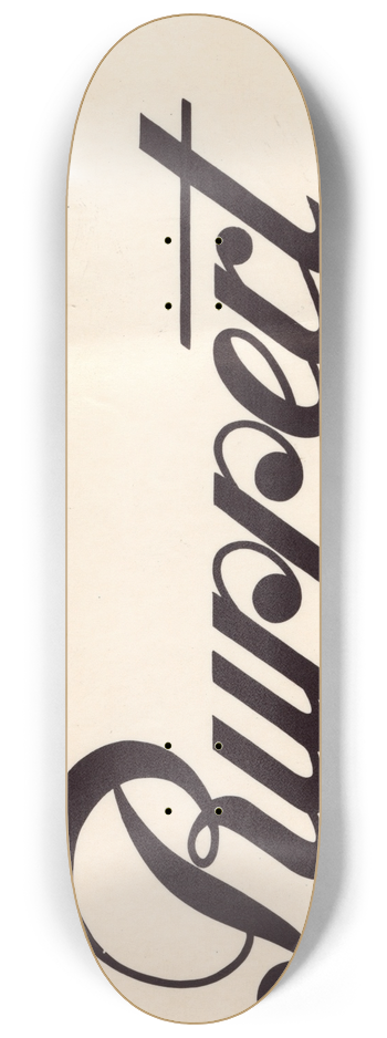 Winold Reiss - Stylized logo for Ruppert Beer 8.25 inch art skate deck