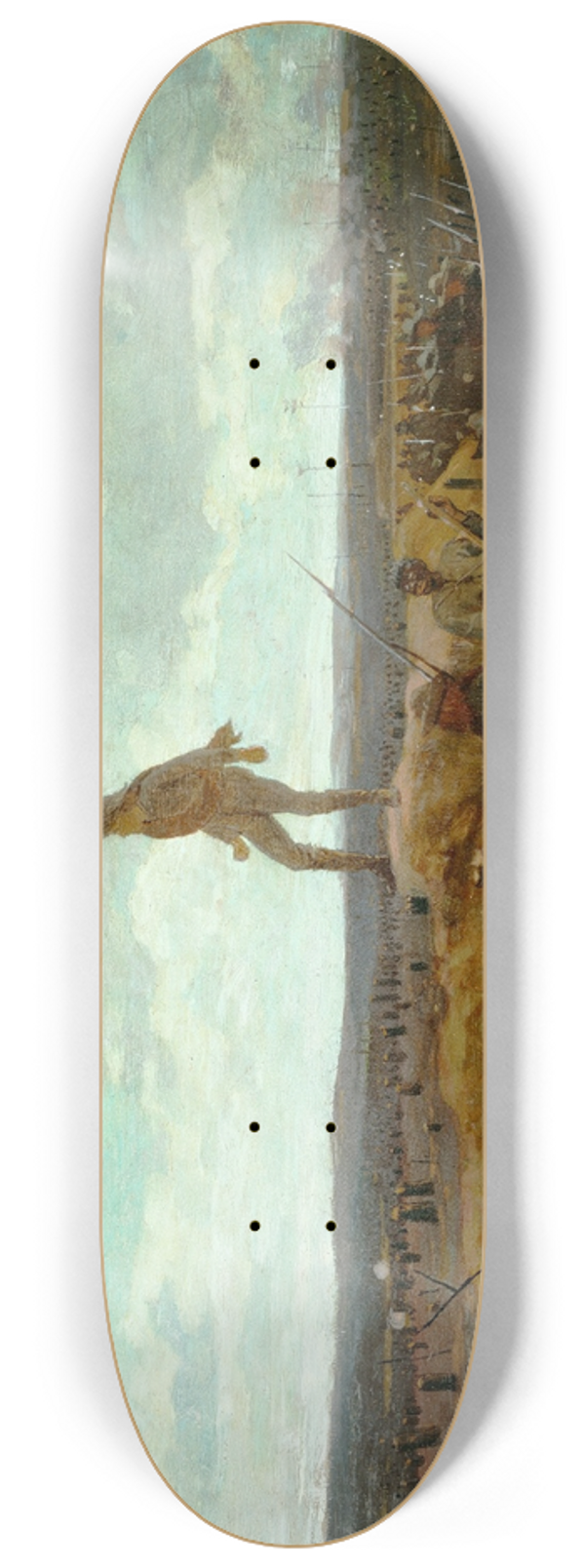Winslow Homer - Defiance; Inviting a Shot Before Petersburg 8.25 inch art skate deck