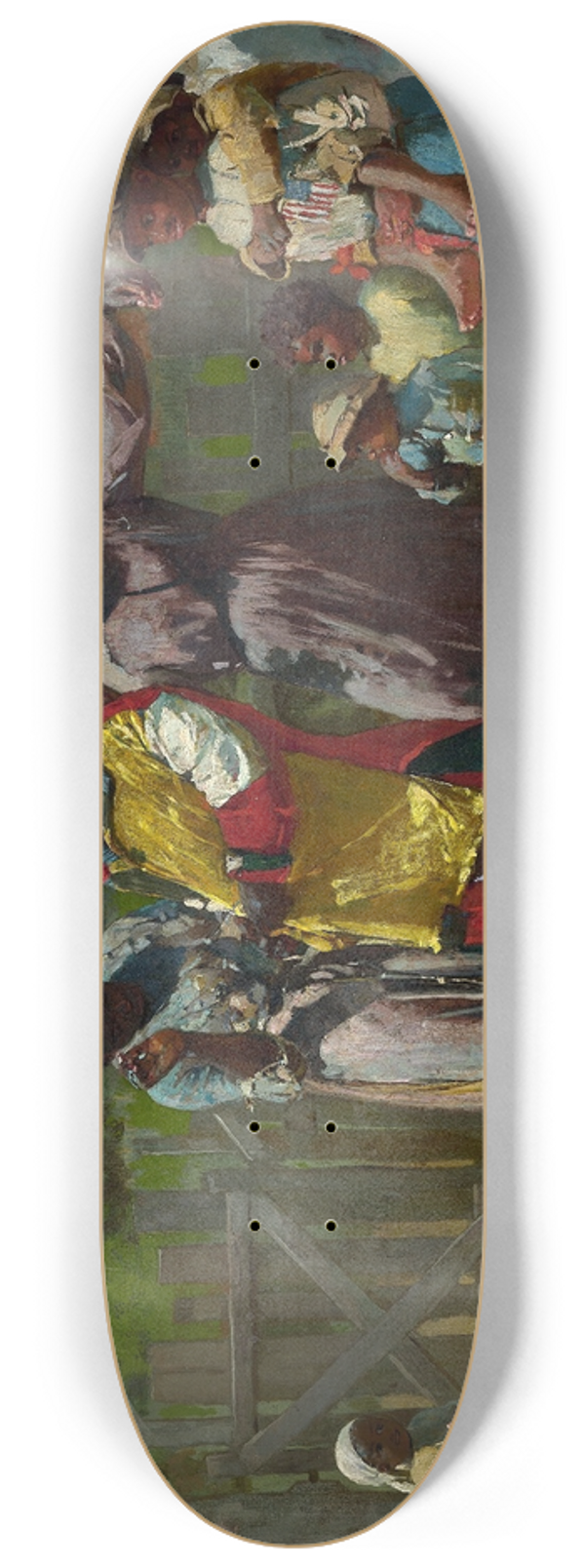 Winslow Homer - Dressing for the Carnival 8.25 inch art skate deck