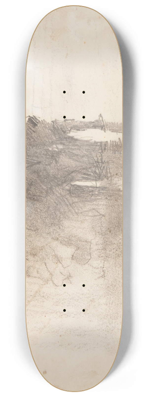 Winslow Homer - Fishermen in Oilskins, Cullercoats, England 8.25 inch art skate deck