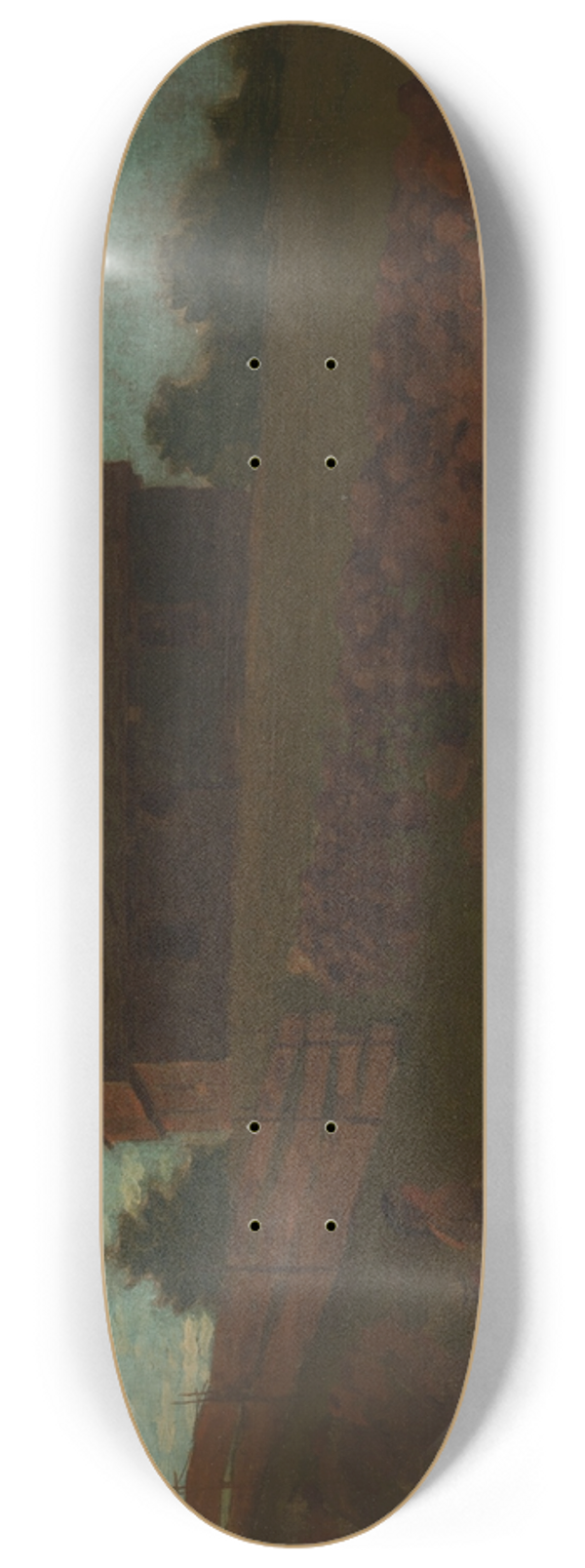 Winslow Homer - Garrison House, York, Maine 8.25 inch art skate deck