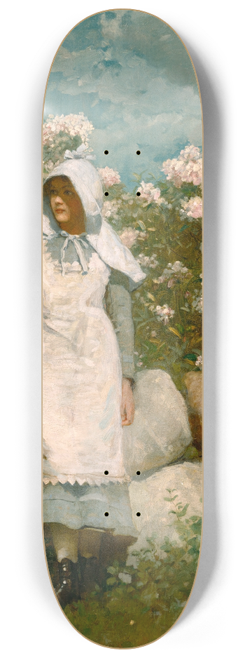 Winslow Homer - Girl and Laurel 8.25 inch art skate deck